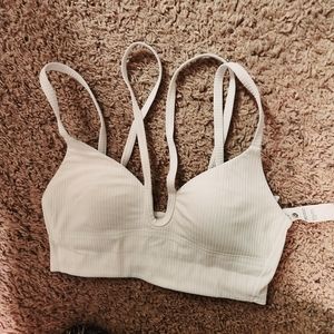 Like a Cloud Strappy Longline Ribbed Bra Light Support, B/C Cup